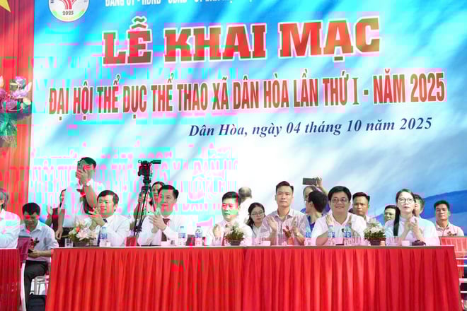 Xã Dân Hòa: Sôi nổi Đại hội Thể dục Thể thao lần thứ I- Ảnh 2.