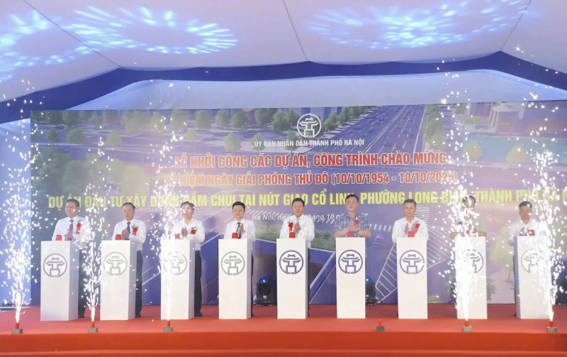 Khởi công xây dựng hầm chui nút giao Cổ Linh - giảm ùn tắc cửa ngõ phía Đông Thủ đô