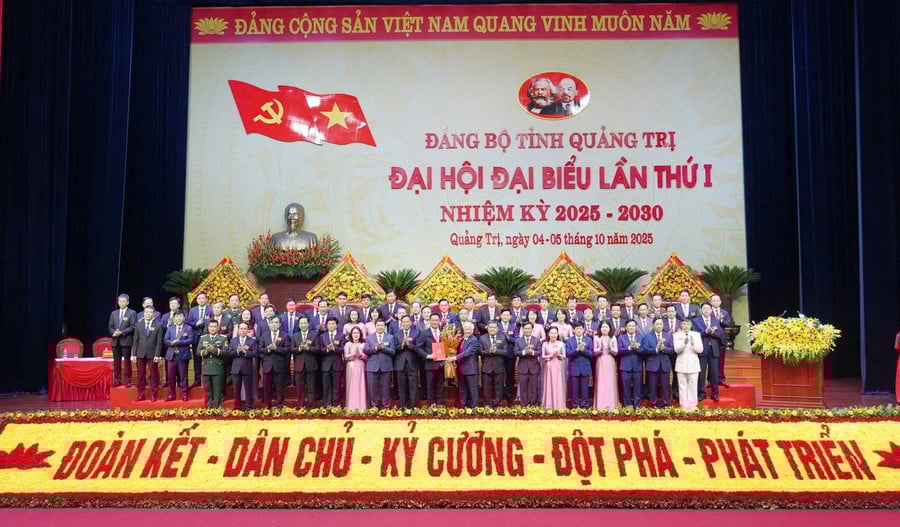 Ban Chấp hành Đảng bộ tỉnh Quảng Trị nhiệm kỳ 2025-2030.