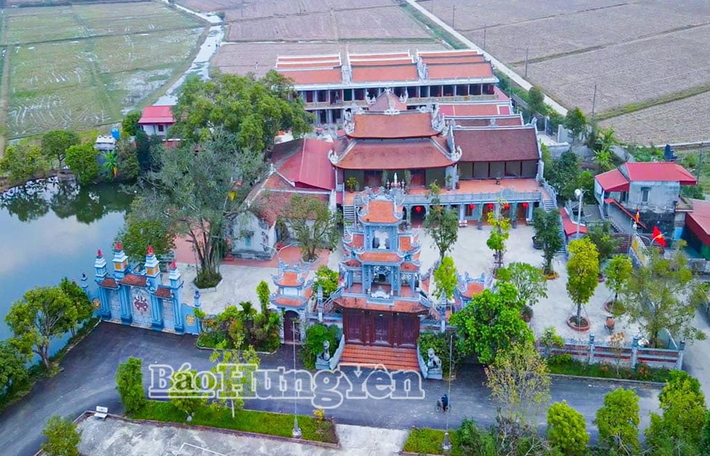 Chùa Khánh Sơn ở thôn Đồng Ngậu (xã Minh Thọ).