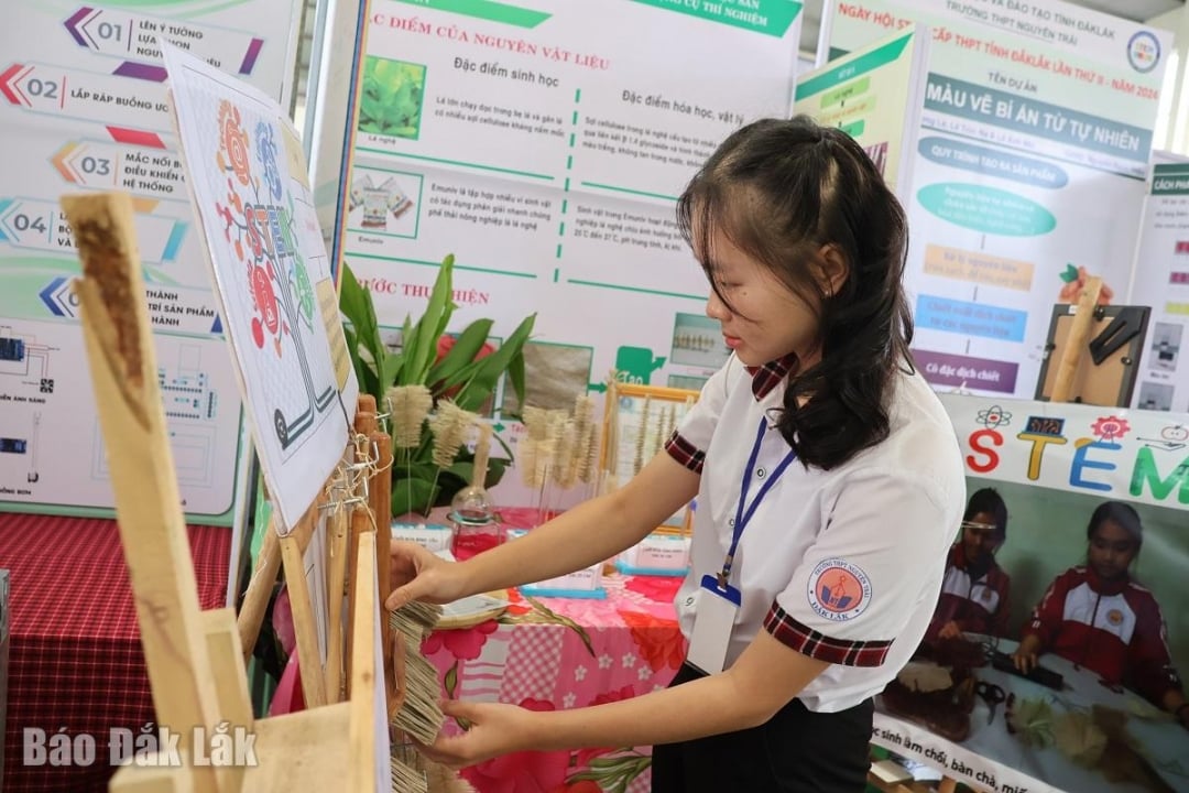 Students participate in STEM Day organized by the Department of Education and Training.