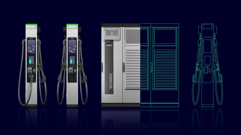 SICHARGE FLEX - Siemens' new generation distributed electric vehicle charging system.