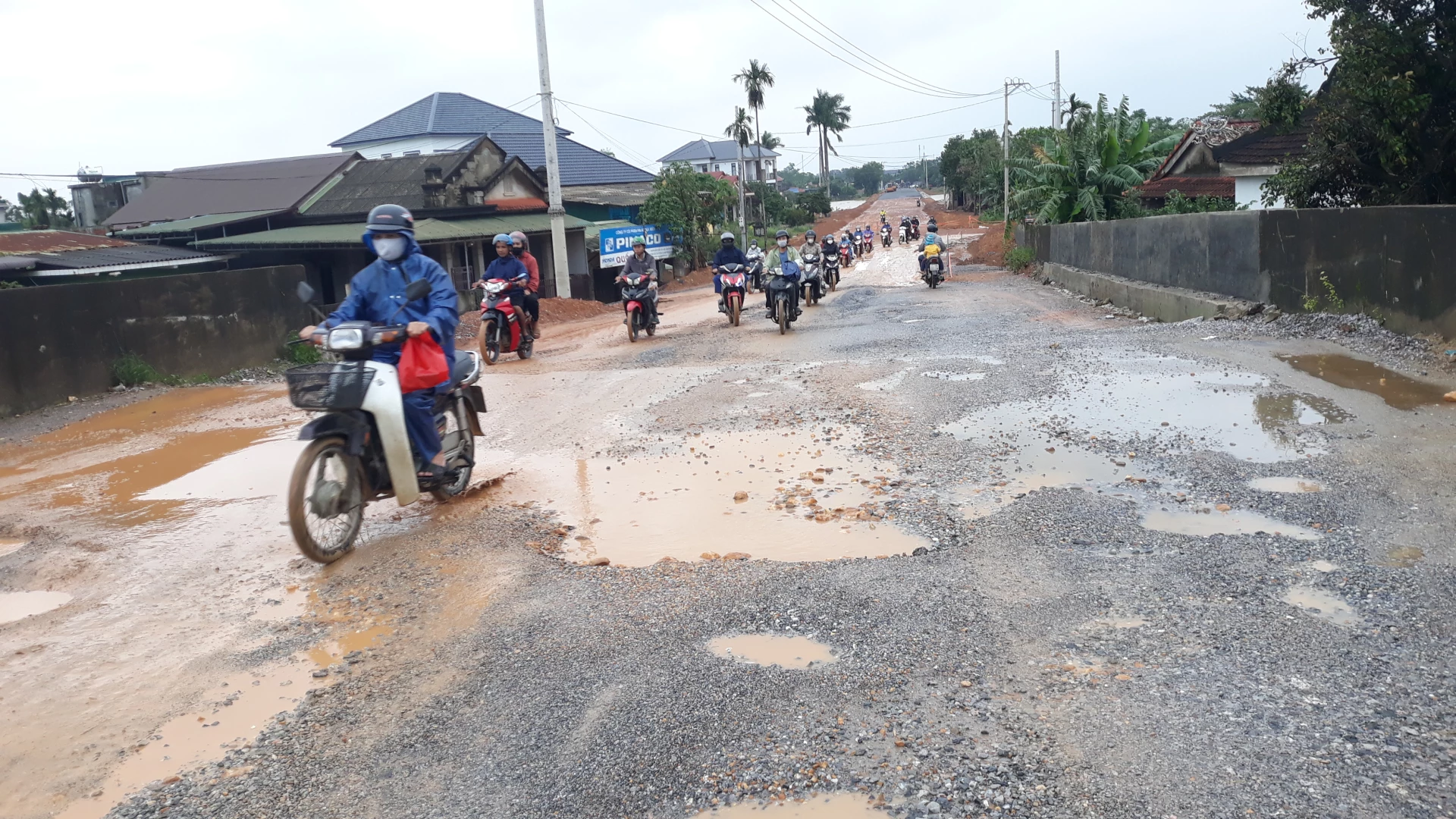 منطقة البناء تجعل من الصعب على الناس السفر - صورة: N.V