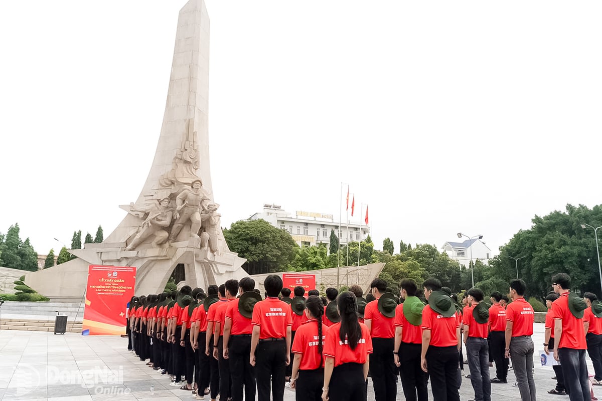 Den nationella relikplatsen Dong Xoai Victory Site är en plats för den unga generationen att återvända till, och har tillfälligt tilldelats Binh Phuoc-distriktet i Dong Nai-provinsen för förvaltning, bevarande och marknadsföring. Foto: C.T.V.
