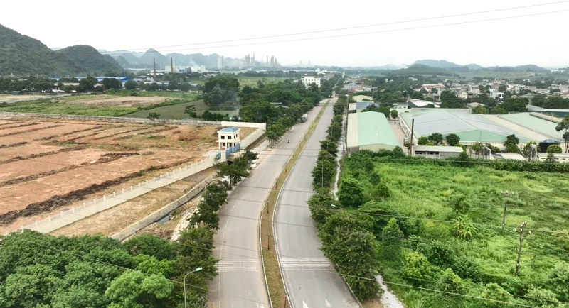 Avtryck av utvecklingen av industriparkens infrastruktur