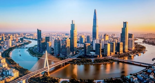 Membina pusat kewangan antarabangsa untuk mencipta pembangunan terobosan - Foto 1. Xây dựng trung tâm tài chính quốc tế để tạo bước phát triển đột phá- Ảnh 1.