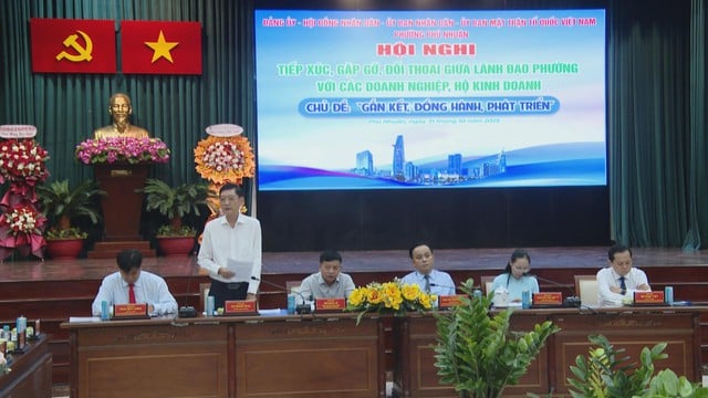 Tăng cường gắn kết, đồng hành phát triển cùng doanh nghiệp tại Phú Nhuận - Ảnh 3.