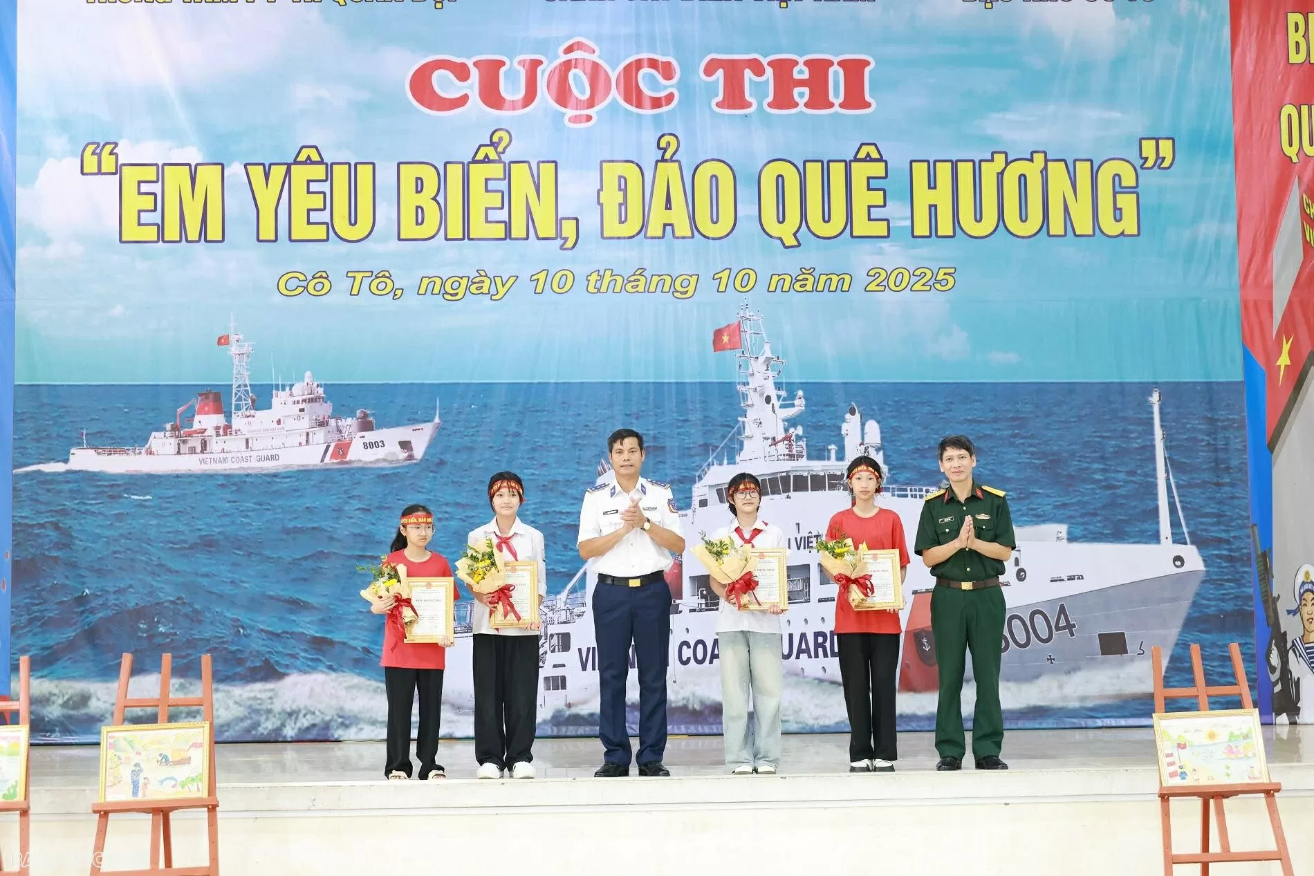 تنمية حب البحر والجزر لدى الجيل الشاب في منطقة كو تو الخاصة، كوانج نينه Ươm mầm tình yêu biển, đảo cho thế hệ trẻ Đặc khu Cô Tô, Quảng Ninh