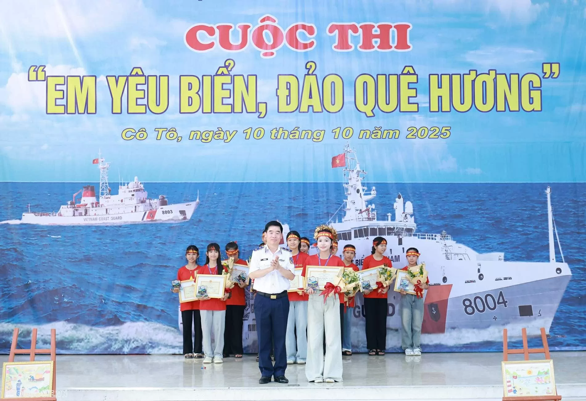 تنمية حب البحر والجزر لدى الجيل الشاب في منطقة كو تو الخاصة، كوانج نينه Ươm mầm tình yêu biển, đảo cho thế hệ trẻ Đặc khu Cô Tô, Quảng Ninh