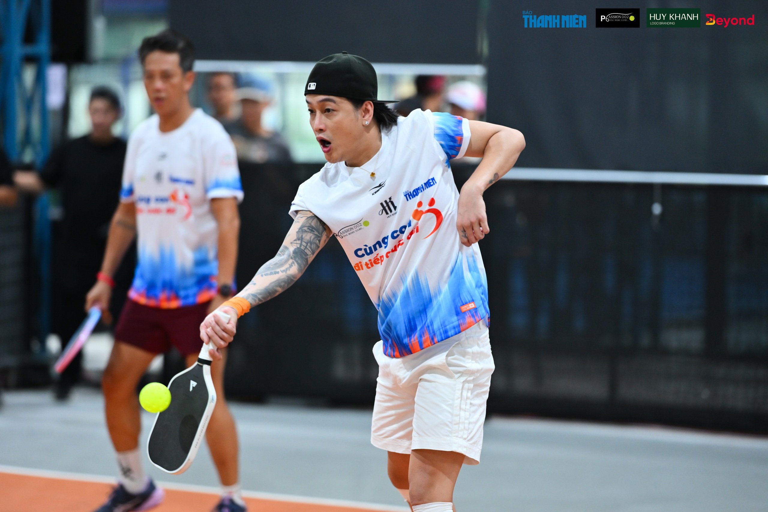Lý Hoàng Nam bất ngờ xuất hiện tại giải pickleball 'Cùng con đi tiếp cuộc đời' - Ảnh 13.
