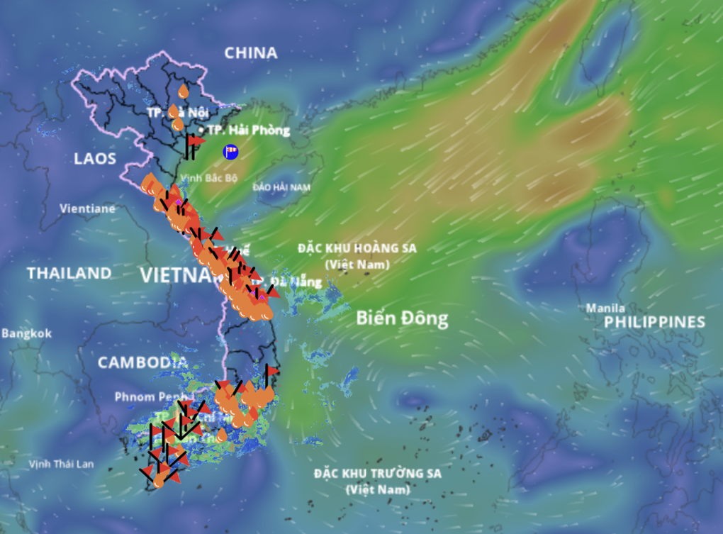 Storm nr 13 kan bildas under de kommande dagarna (Foto: Katastrofövervakningssystem).