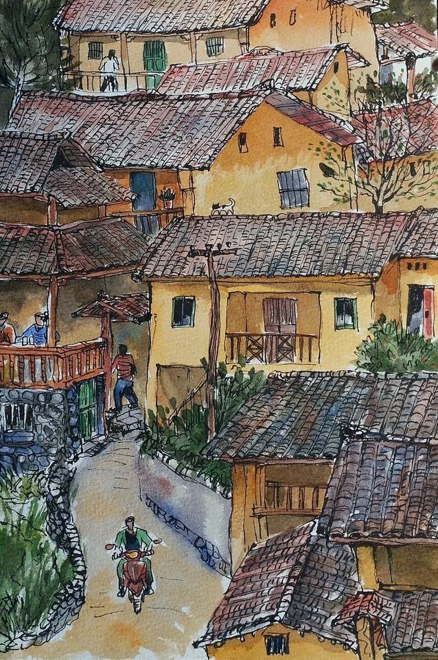 Phố cổ Đồng Văn - chợ đá và nhà trình tường- Ảnh 9.