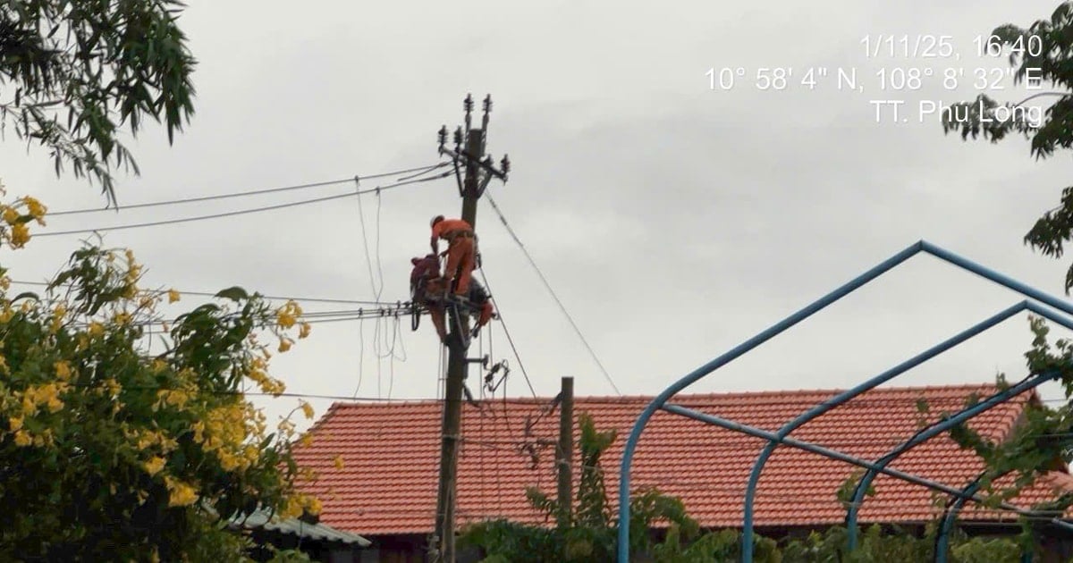 Lâm Đồng khôi phục cấp điện toàn bộ khu vực bị ngập lụt