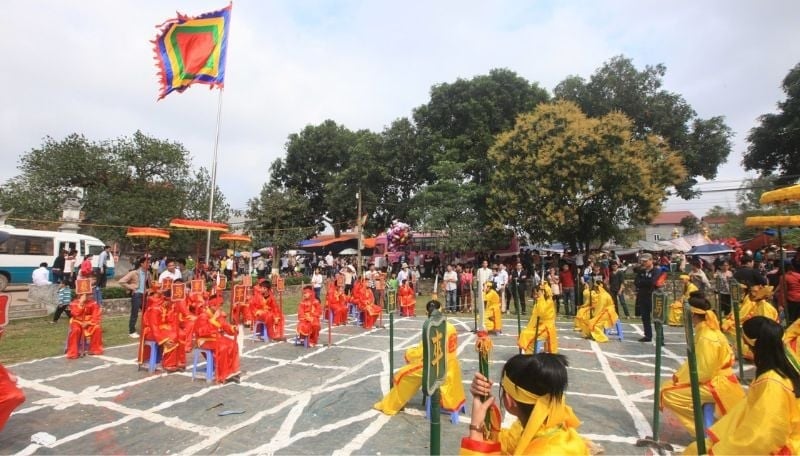 משחק עממי שנערך במסגרת הפסטיבל