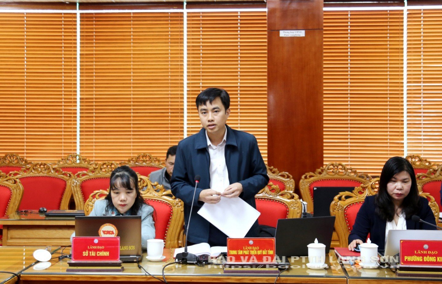 Toplantıda İl Arazi Fonu Geliştirme Merkezi yöneticileri konuyla ilgili bilgi verdi.