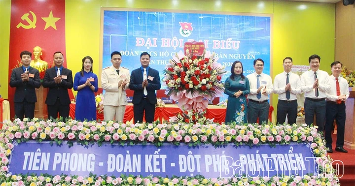 Đại hội đại biểu Đoàn thanh niên xã Bản Nguyên lần thứ I