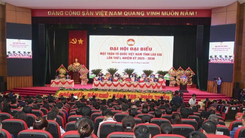 1º Congresso da Frente da Pátria Vietnamita da província de Lao Cai, mandato 2025-2030.