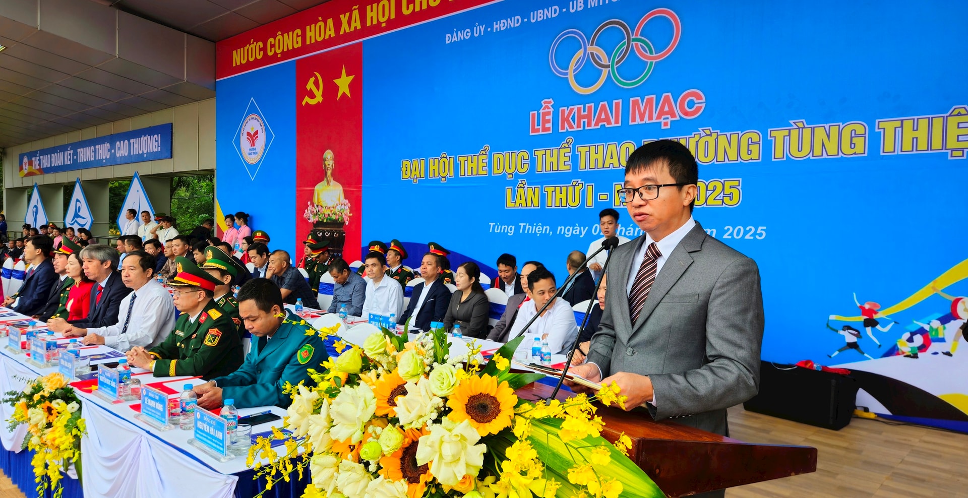 Gần 3.000 người tham gia Đại hội Thể dục thể thao phường Tùng Thiện lần thứ I- Ảnh 4.