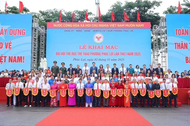Gần 2.000 vận động viên tham gia Đại hội Thể dục thể thao phường Phúc Lợi lần thứ I năm 2025- Ảnh 9.