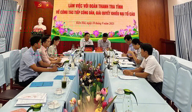 Kiểm tra, đôn đốc việc tiếp công dân, giải quyết khiếu nại, tố cáo