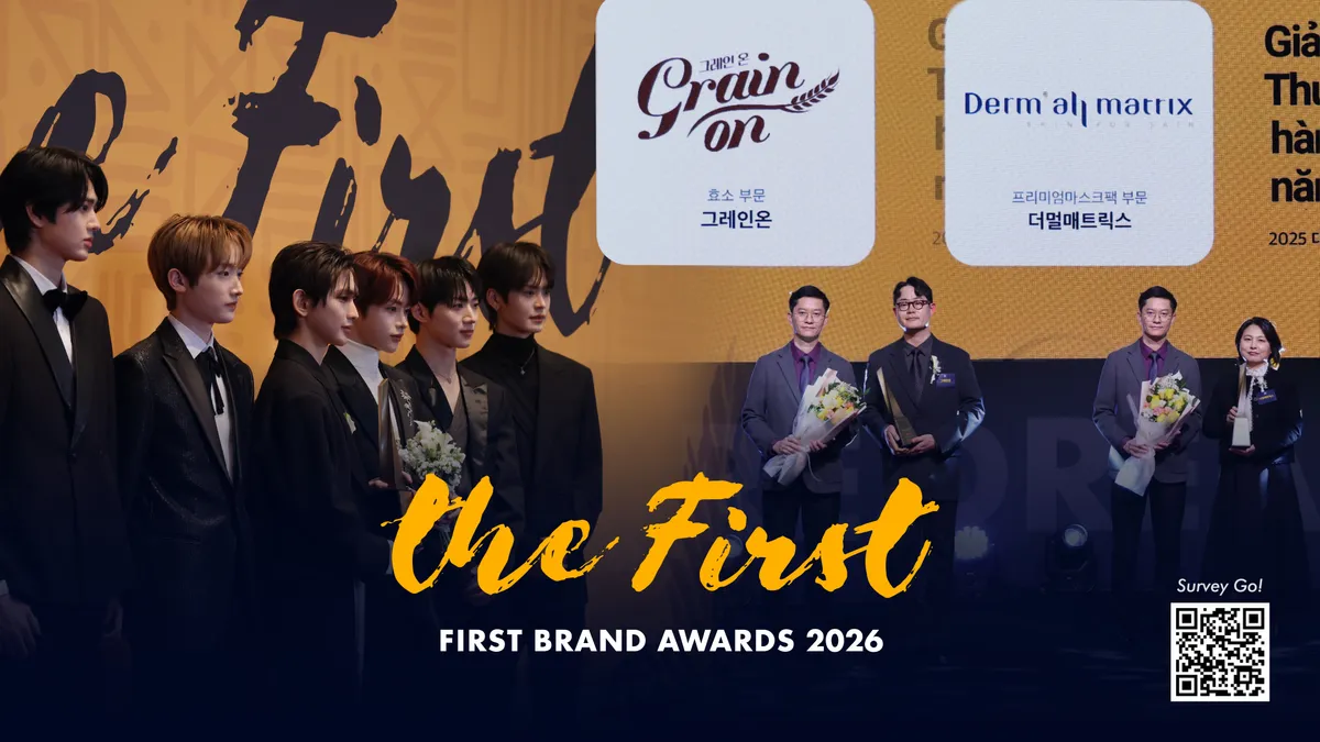 Thương hiệu Hàn Quốc nào được người Việt Nam yêu thích nhất 2026?- Ảnh 1.