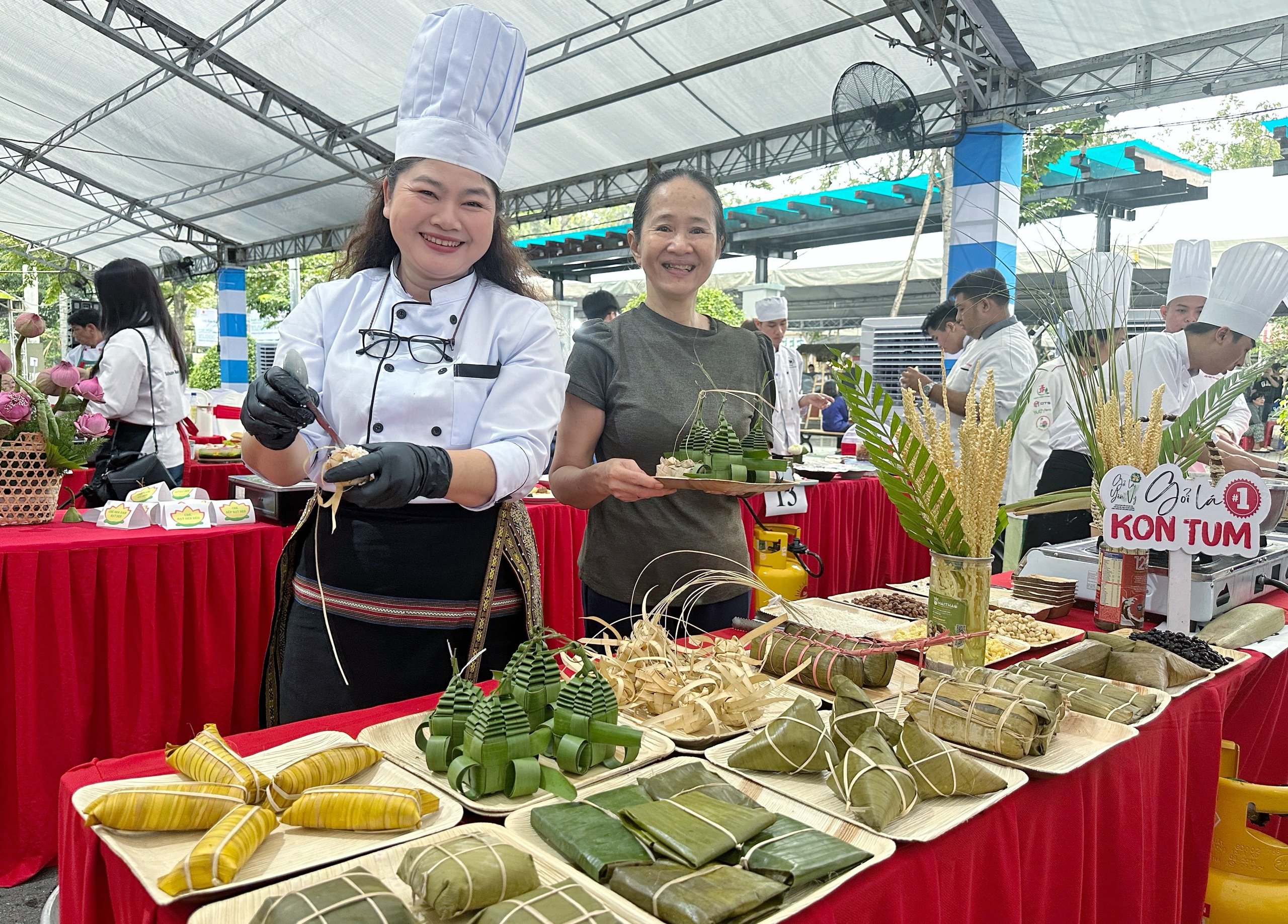 Kỷ lục Việt Nam: 200 món chay từ sen tại lễ hội ẩm thực chay ở TP.HCM - Ảnh 5.