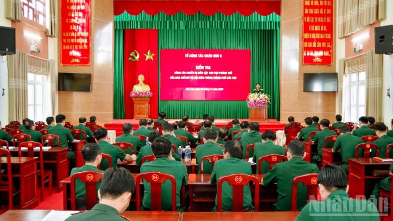 Vue de la session de test.