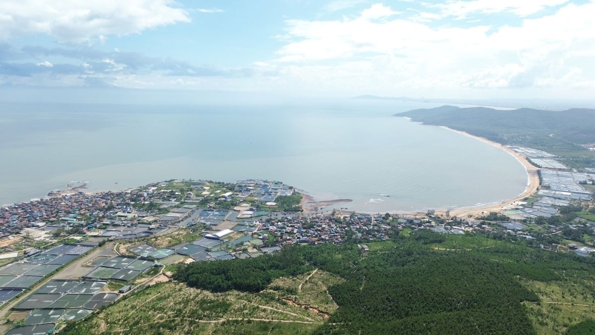 Khu vực quy hoạch dự án LNG Quỳnh Lập tại phường Tân Mai, tỉnh Nghệ An. Ảnh: Đình Tiệp.