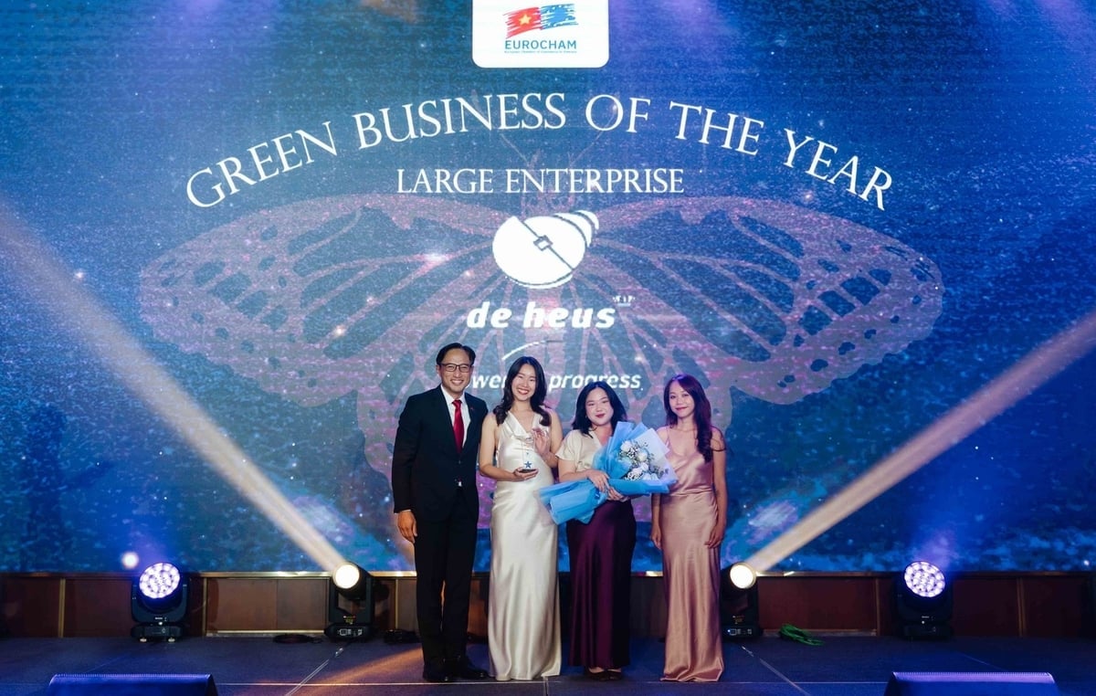 De Heus Việt Nam được vinh danh là 'Doanh nghiệp xanh của năm 2025'. Ảnh: De Heus.