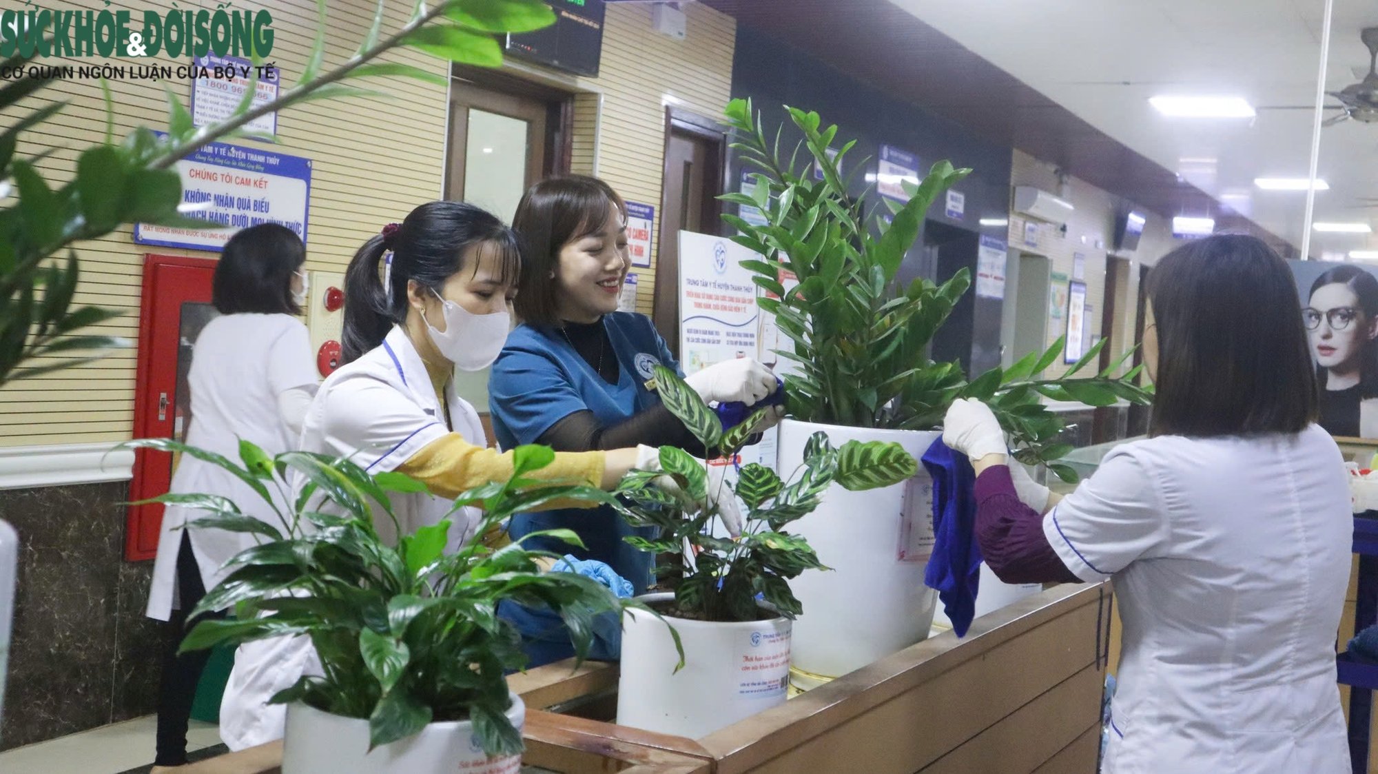 Xanh hóa bệnh viện, hướng tới sự hài lòng của người bệnh- Ảnh 1.