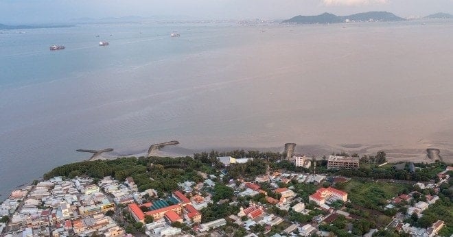 Une ligne de métro à Ho Chi Minh Ville.
