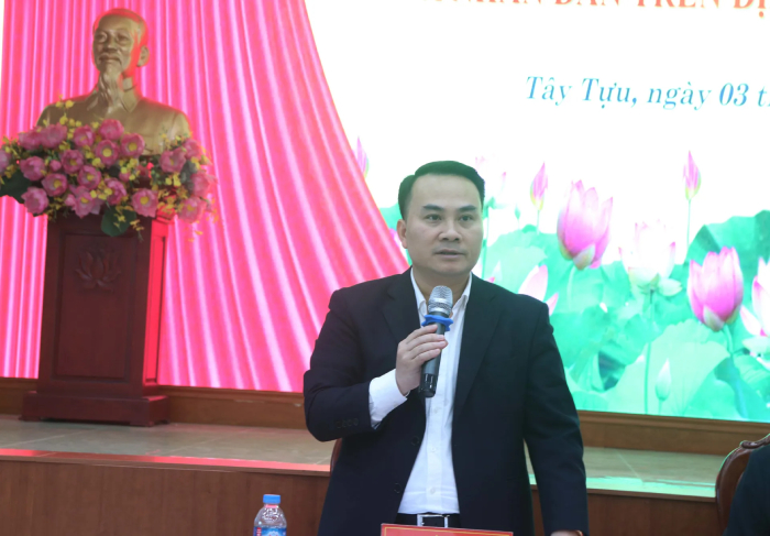 Lãnh đạo phường Tây Tựu đối thoại với Nhân dân trên địa bàn- Ảnh 2.