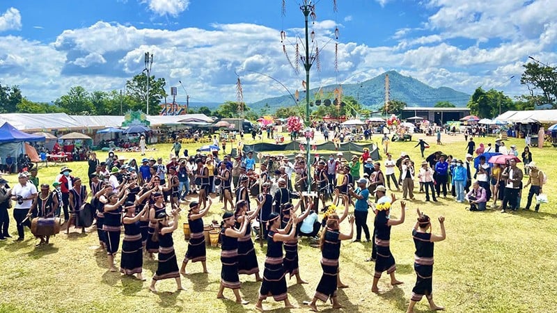 گیا رائے لوگوں کا نیا چاول کا جشن۔ (تصویر: N.Thu)