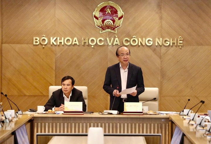 Đoàn kiểm tra liên ngành của Bộ Tư pháp làm việc với Bộ Khoa học và Công nghệ- Ảnh 2.