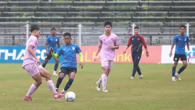 ຫວຽດນາມ U17 ຊະນະ ກຳປູເຈຍ U17. (ພາບ: VFF)