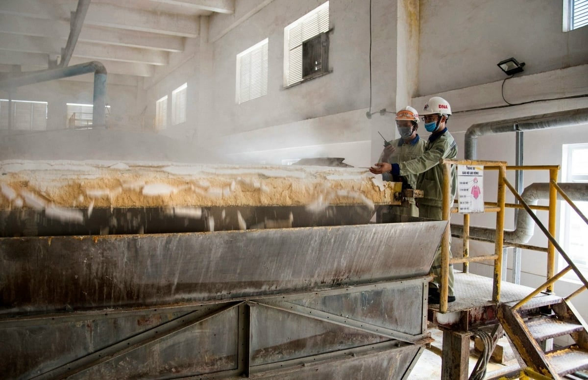 נכון לעכשיו, לשני קומפלקסי האלומיניום Nhan Co ו-Tan Rai בלאם דונג יש תפוקה של יותר מ-1.5 מיליון טון בשנה, מה שתורם רבות לתקציב ולמחזור היצוא. צילום: פאם הואי. Hiện hai tổ hợp alumin Nhân Cơ và Tân Rai của Lâm Đồng đạt sản lượng hơn 1,5 triệu tấn/năm, đóng góp lớn cho ngân sách và kim ngạch xuất khẩu. Ảnh: Phạm Hoài.