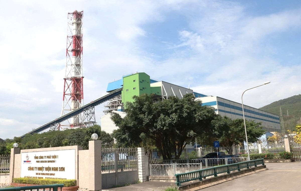 Nhà máy Nhiệt điện Nghi Sơn 1. Ảnh: Ánh Dương.