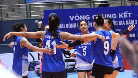 Ho Chi Minh Citys herrlag och Hanois damlag vann den nationella volleybollturneringen i A-klass 2025