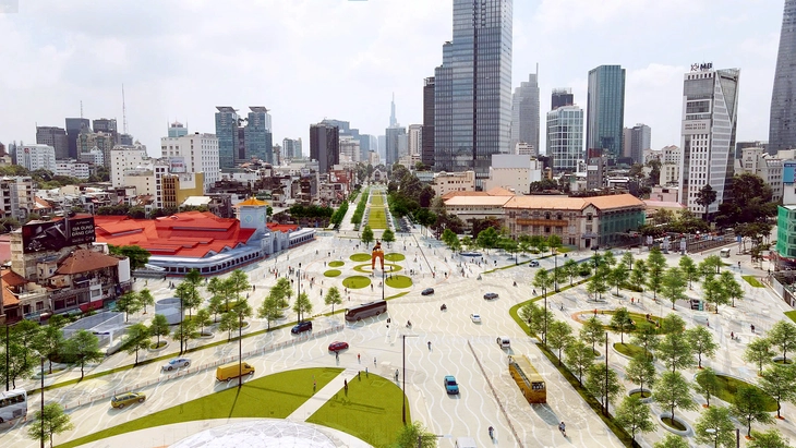 Mely útvonalakon halad át a Ben Thanh - Can Gio nagysebességű vasútvonal? - 1. kép.