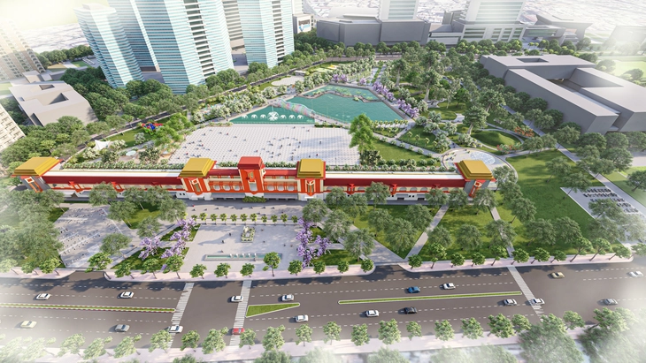 फु थो रेसट्रैक पर पार्क बनाने में लगभग 100 बिलियन VND की लागत आएगी - फोटो 1. Xây công viên khu trường đua Phú Thọ gần 100 tỉ đồng - Ảnh 1.