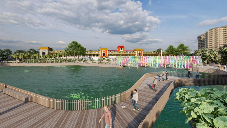 फु थो रेसट्रैक पर पार्क बनाने में लगभग 100 बिलियन VND की लागत आएगी - फोटो 8. trường đua Phú Thọ - Ảnh 8.