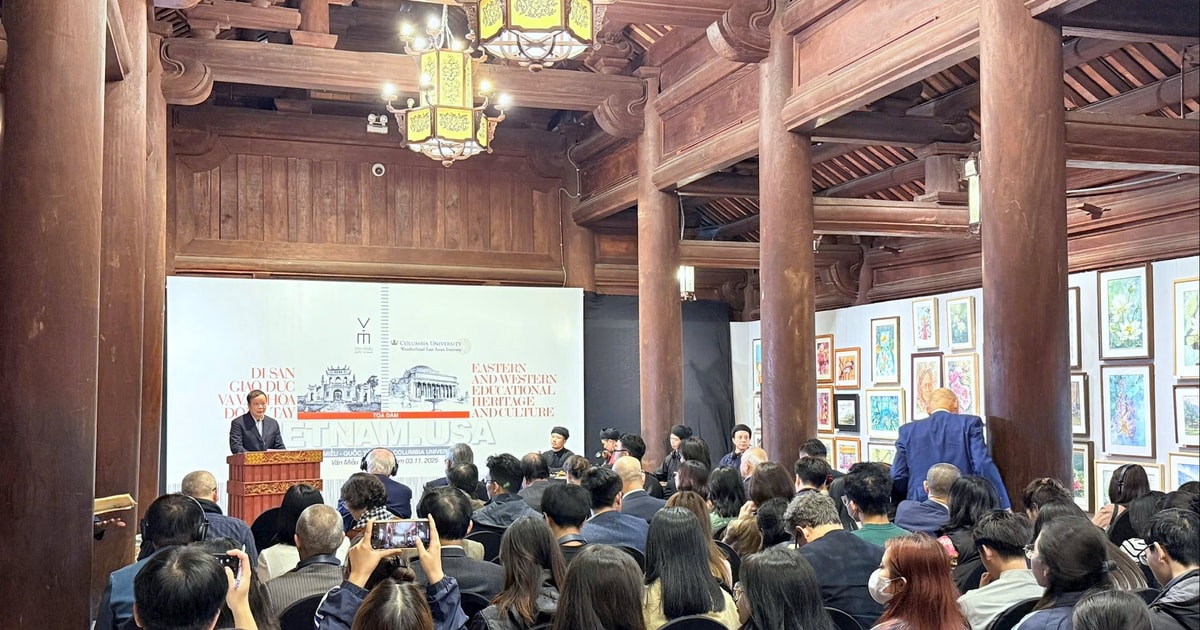 Giao lưu học thuật Đông - Tây tại không gian di sản Văn Miếu - Quốc Tử Giám