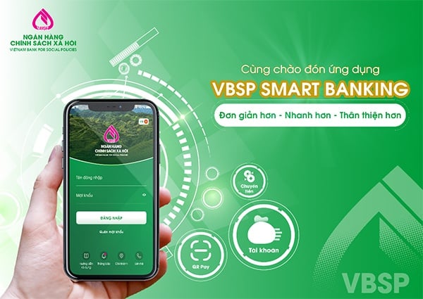 VBSP SmartBanking: Hemat waktu dalam transaksi perbankan VBSP SmartBanking: Tiết kiệm thời gian trong giao dịch ngân hàng