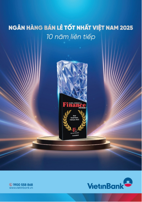 VietinBank 10 năm liên tiếp giữ vững danh hiệu “Ngân hàng bán lẻ tốt nhất Việt Nam” VietinBank 10 năm liên tiếp giữ vững danh hiệu “Ngân hàng bán lẻ tốt nhất Việt Nam”