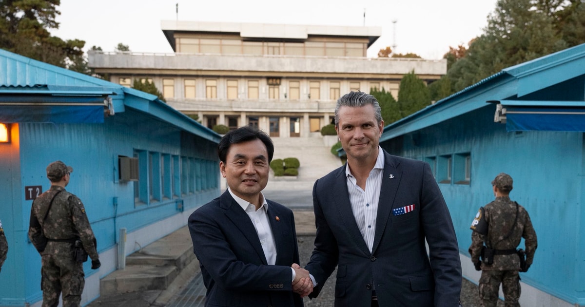 Triều Tiên diễn tập khi Bộ trưởng Chiến tranh Mỹ thăm Khu phi quân sự