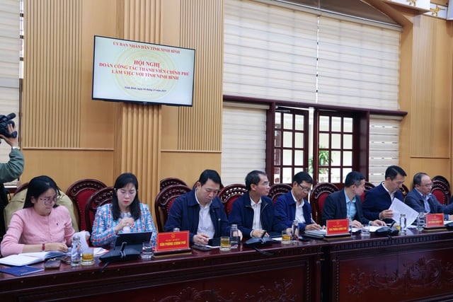 លុបបំបាត់ការលំបាក លើកកម្ពស់កំណើននិងភាពល្អឥតខ្ចោះរបស់រដ្ឋាភិបាលកម្រិតពីរនៅ Ninh Binh - រូបថត ៤. Tháo gỡ khó khăn, thúc đẩy tăng trưởng và hoàn thiện chính quyền hai cấp tại Ninh Bình- Ảnh 4.