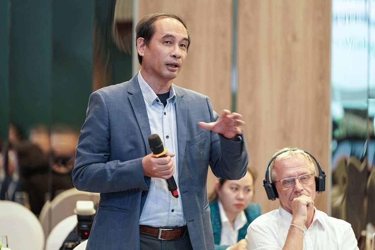 PGS.TS Đào Thế Anh, Chủ tịch Hội Khoa học Phát triển Nông thôn Việt Nam. Ảnh: Bảo Thắng.