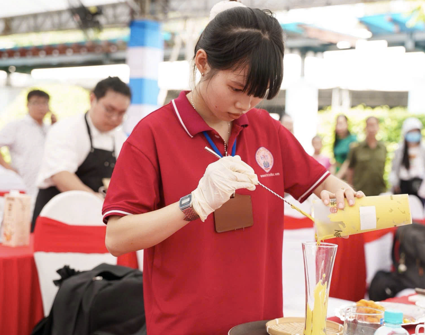 Độc đáo những 'thức uống xanh' xuất hiện ở lễ hội ẩm thực chay tại TP.HCM - Ảnh 2.