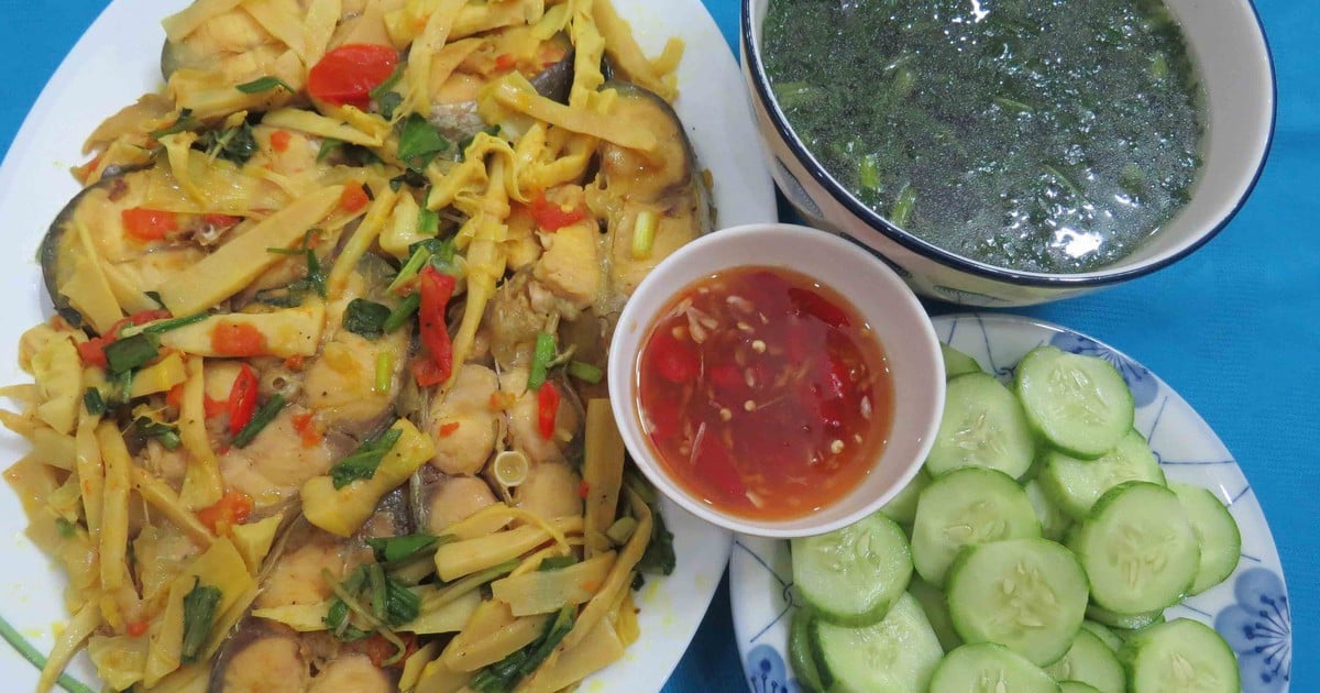 Hương vị quê hương: Cá tra um măng le muối chua