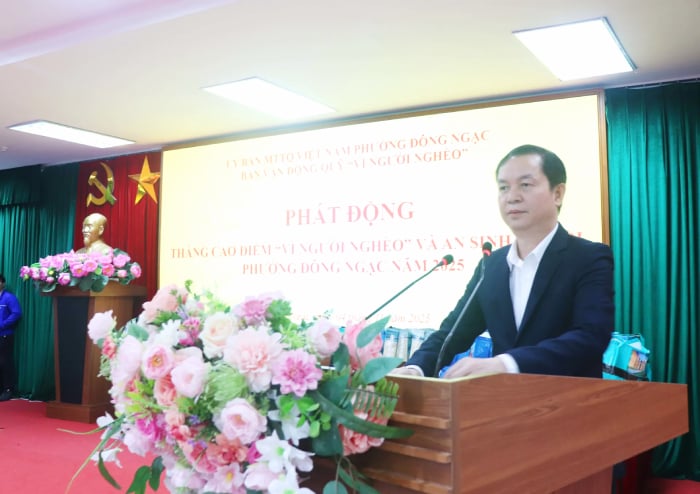 Phường Đông Ngạc phát động Tháng cao điểm “Vì người nghèo” và an sinh xã hội 2025- Ảnh 2.